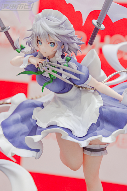 東方Project』十六夜咲夜のスケールフィギュア彩色見本とレミリア