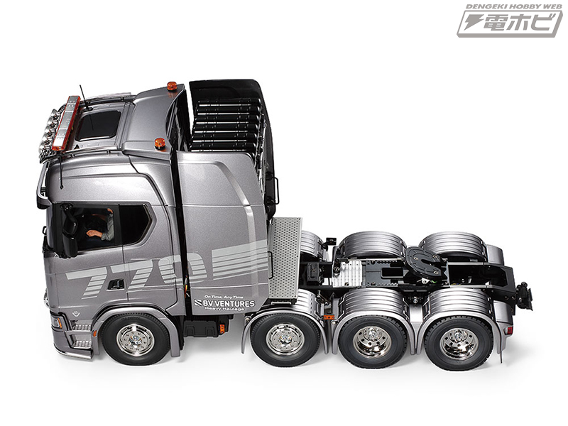 タミヤの「1/14 電動RCビッグトラック」シリーズに「スカニア 770 S 8