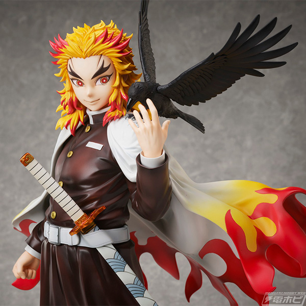 鬼滅の刃』1/4スケールの煉獄杏寿郎のフィギュアが復刻受注！風に