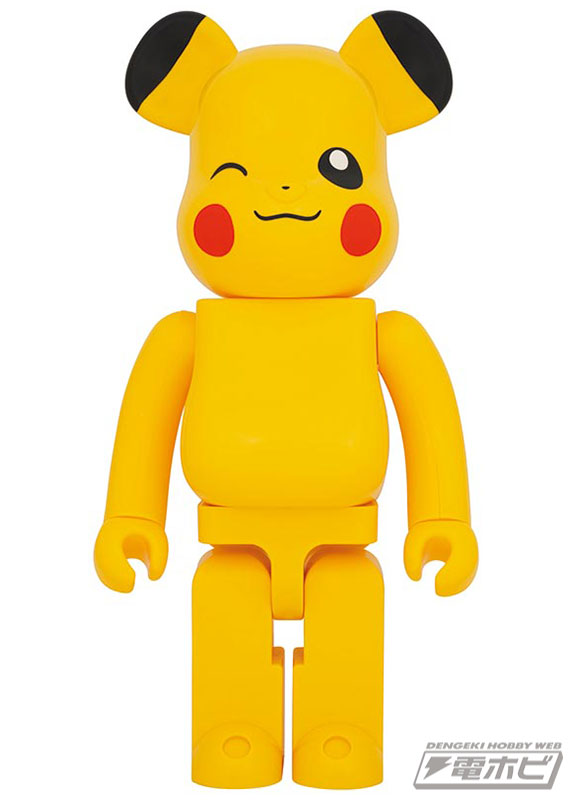 BE@RBRICK ポケモン！ピカチュウ（メスのすがた）が出現！400％と特大
