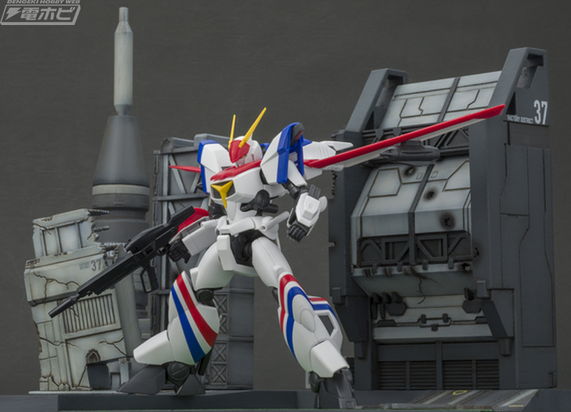 機動戦士ガンダムSEED』のヘリオポリスが迫力のジオラマベースになって