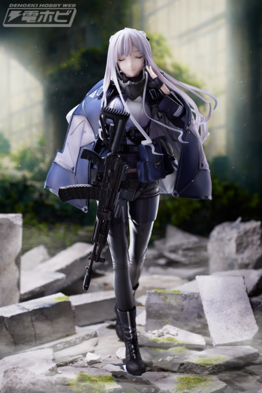 ドールズフロントライン』AK-12が美しい銀髪をなびかせ、余裕のある
