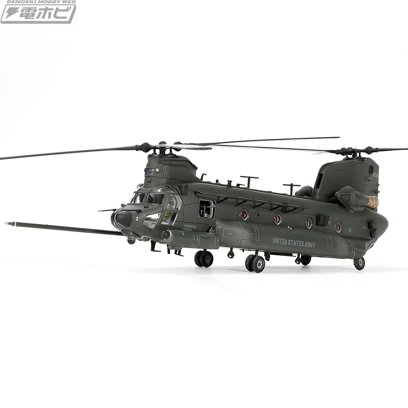 米軍特殊部隊ナイトストーカーズ仕様の大型ヘリ「MH-47G」の1/72
