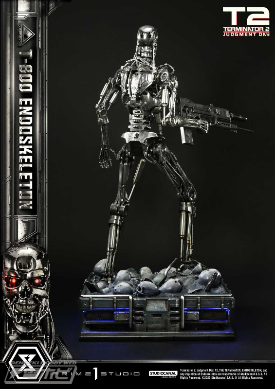 ターミネーター2』T-800 エンドスケルトンのスタチューがプライム1