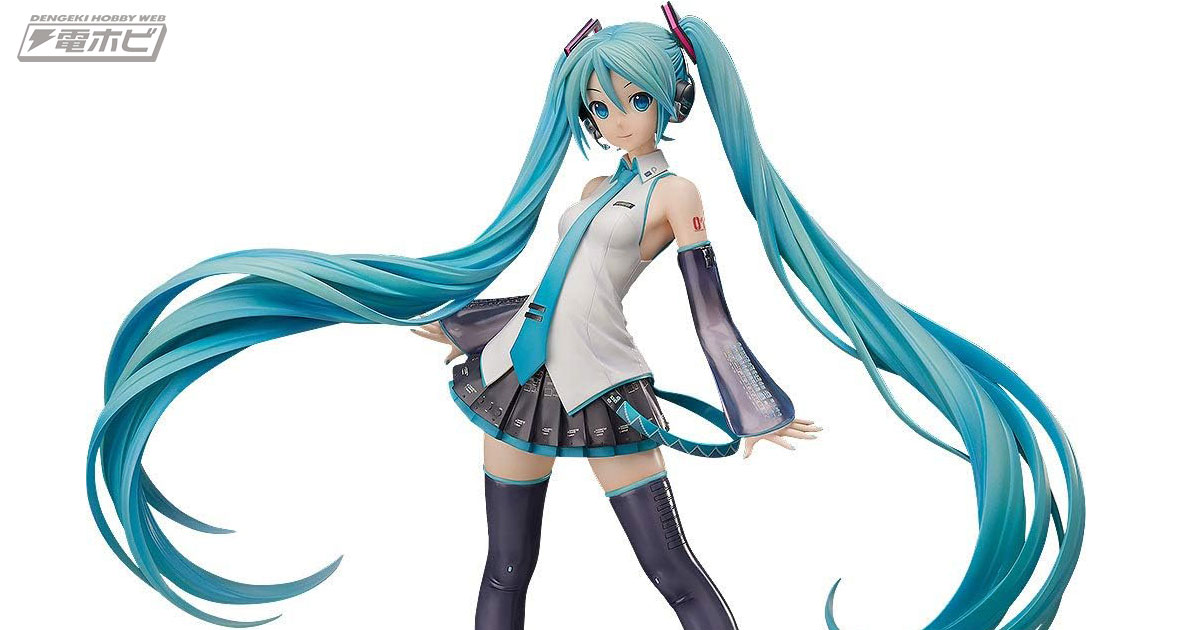 iXima氏の描くビジュアルイメージを1/4スケールで再現した「初音ミク