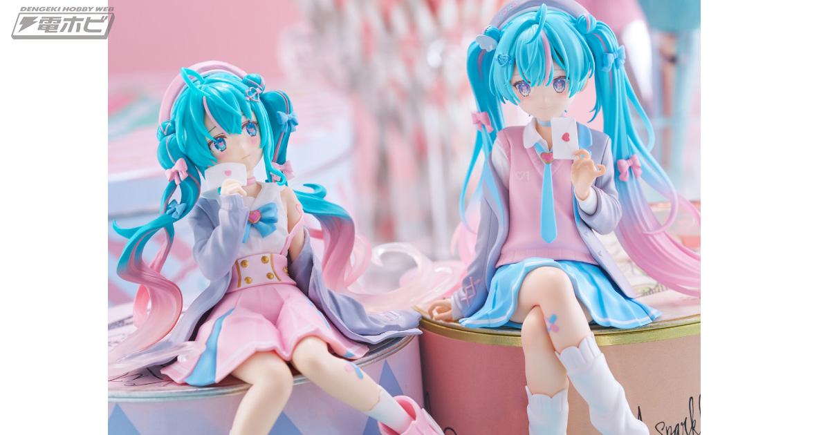 初音ミクが可愛すぎる制服姿に！「恋するセーラー服」カラバリと