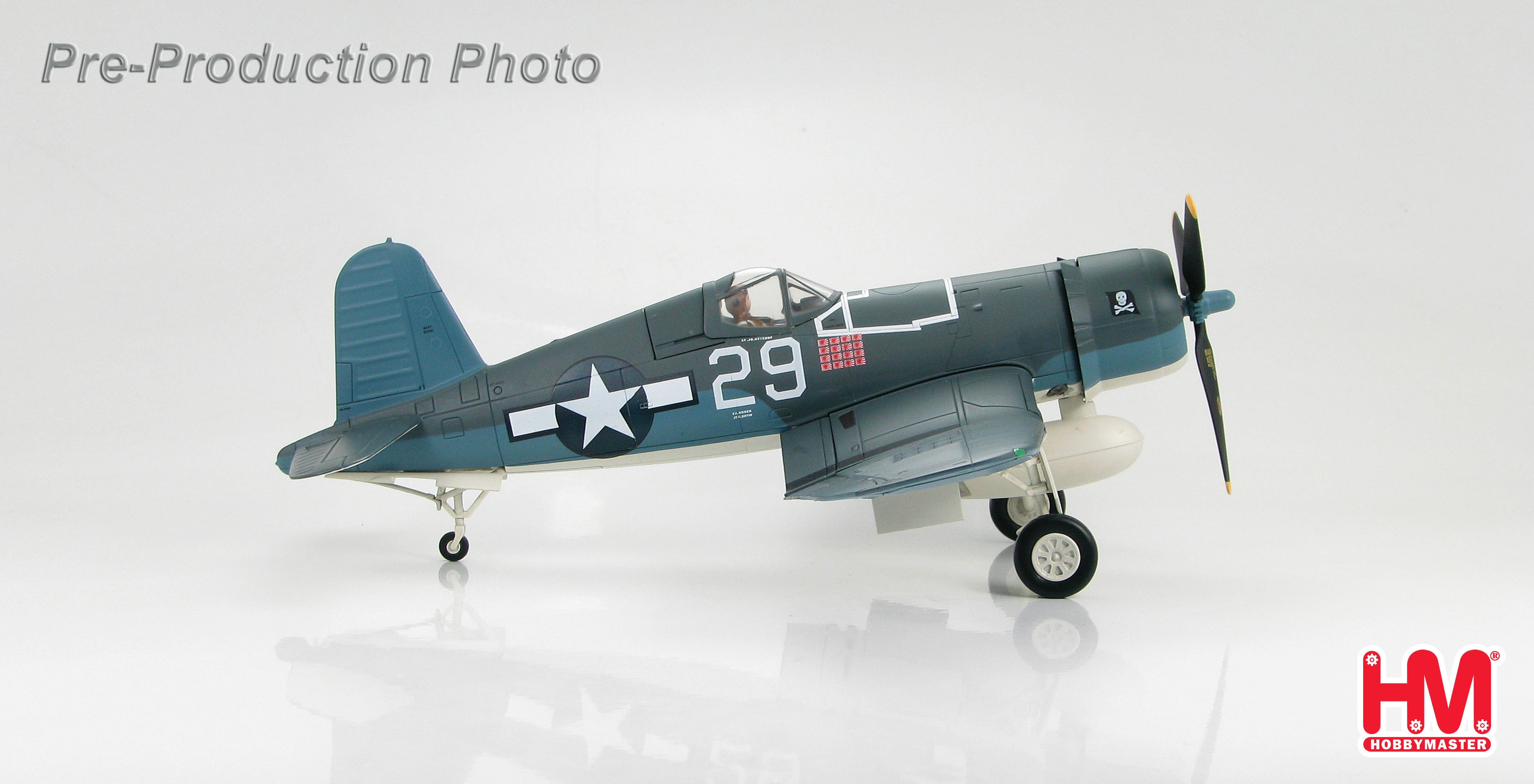 F4U-1A Corsair White 29 VF-17 Jolly Rogers, Lt(JG). Ira C. Kepford