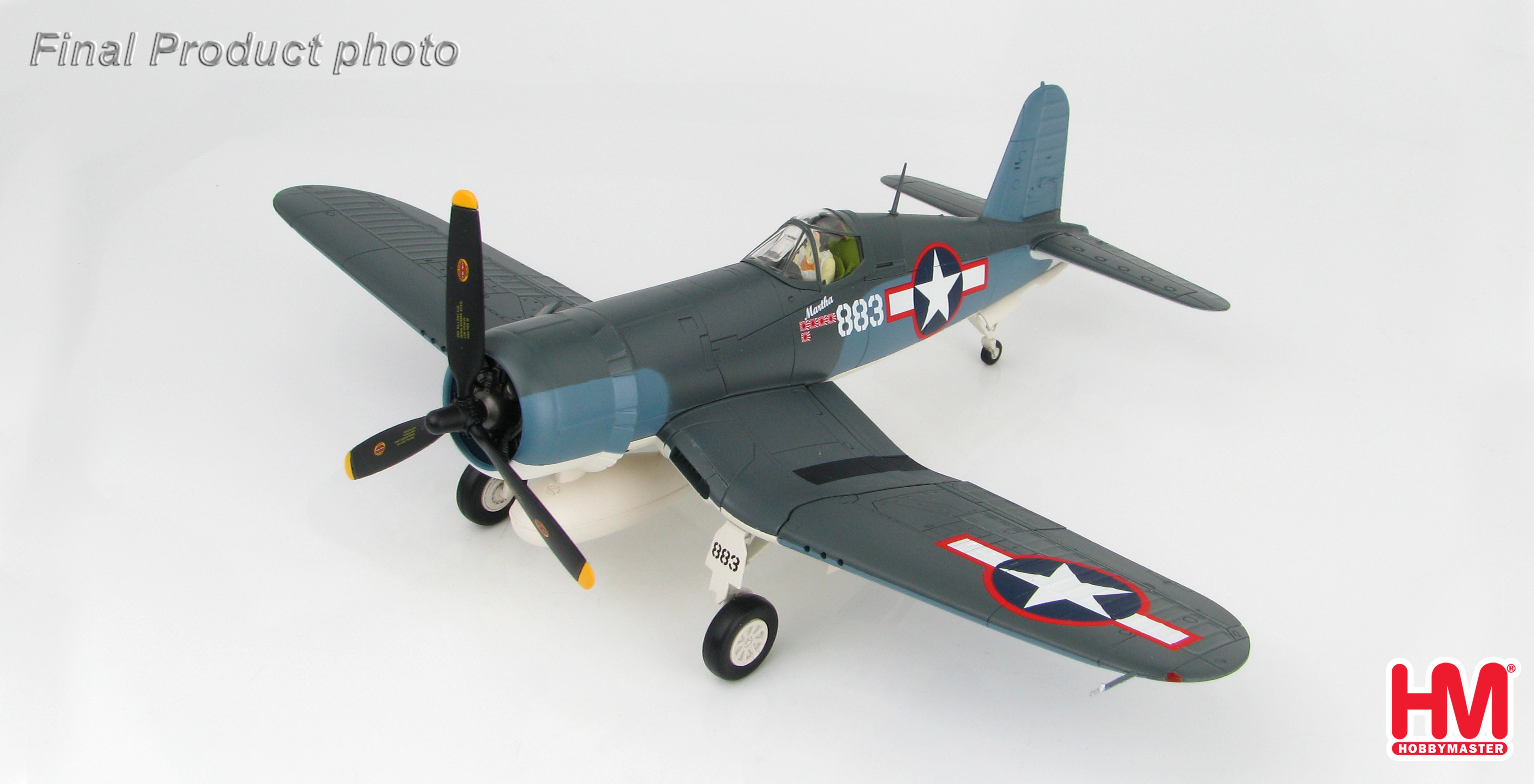 F4U-1A Corsair White 883 Martha, 1st Lt. Bob McClurg & Major Greg