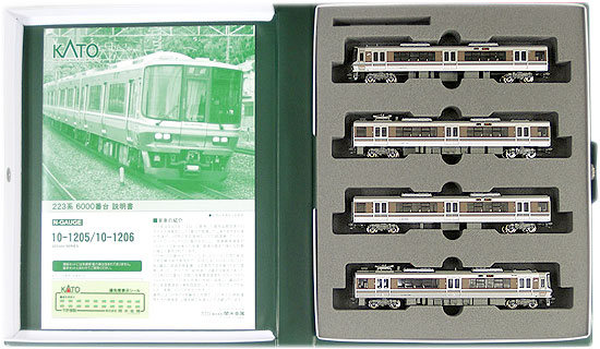 公式]鉄道模型(10-1206223系6000番台 4両増結セット)商品詳細｜KATO