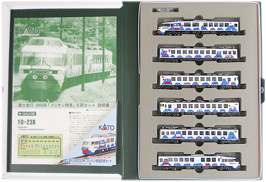 公式]鉄道模型(10-238富士急行2000系「フジサン特急」6両セット)商品
