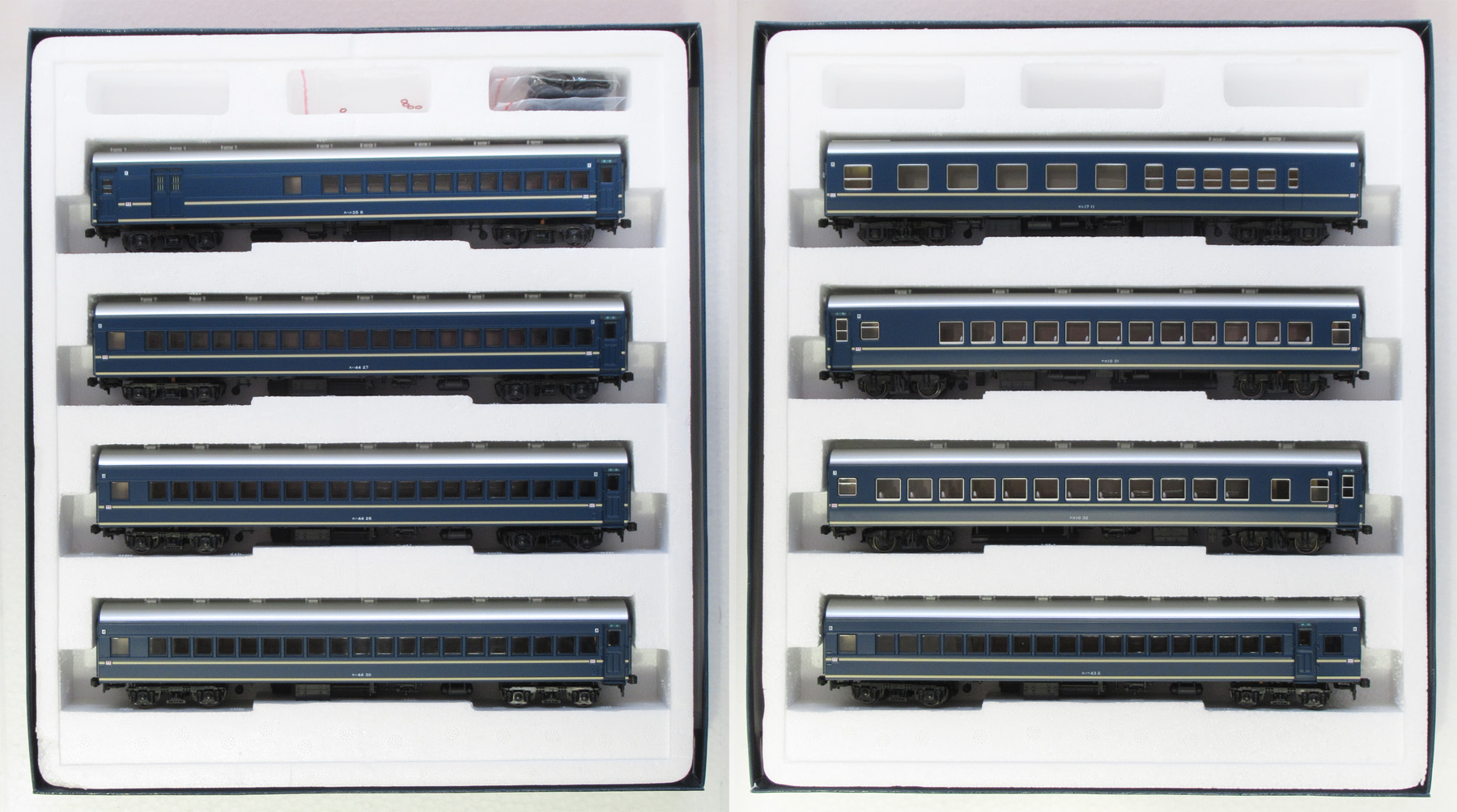 公式]鉄道模型(57031特急「はつかり」客車 8輌セット)商品詳細｜天賞堂