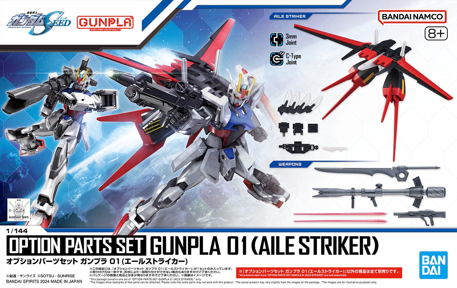 オプションパーツセット ガンプラ 01 (エールストライカー) [ガンプラ