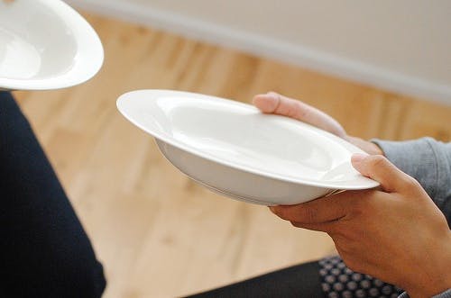 取扱い終了】iittala/イッタラ/Sarjaton/ディーププレート(ホワイト
