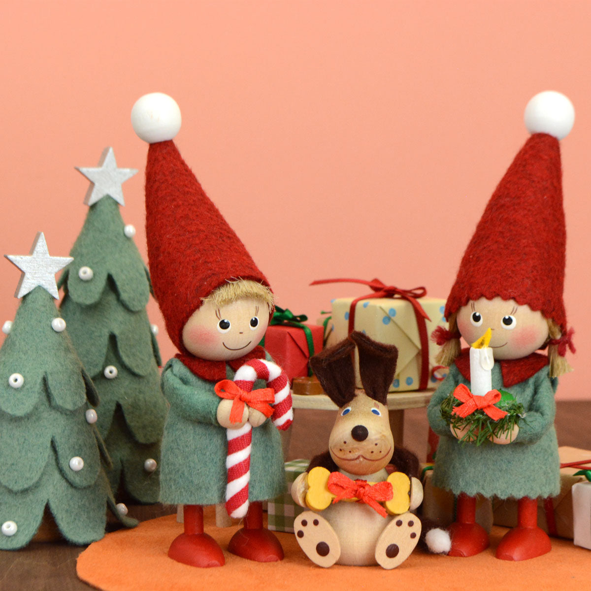 NORDIKA nisse ノルディカ ニッセ クリスマス 木製人形 ( キャンドルを