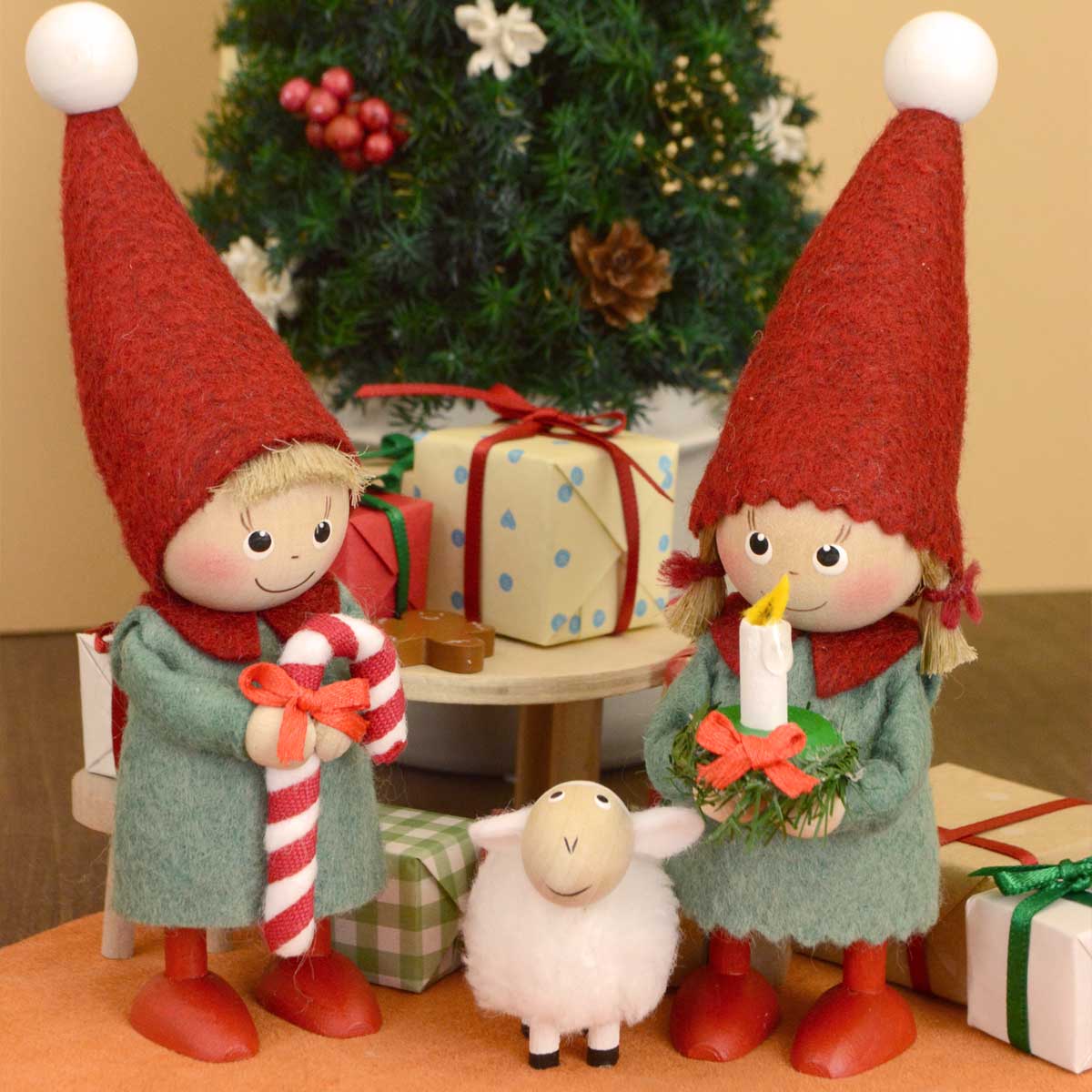 NORDIKA nisse ノルディカ ニッセ クリスマス 木製人形 ( 子ひつじ