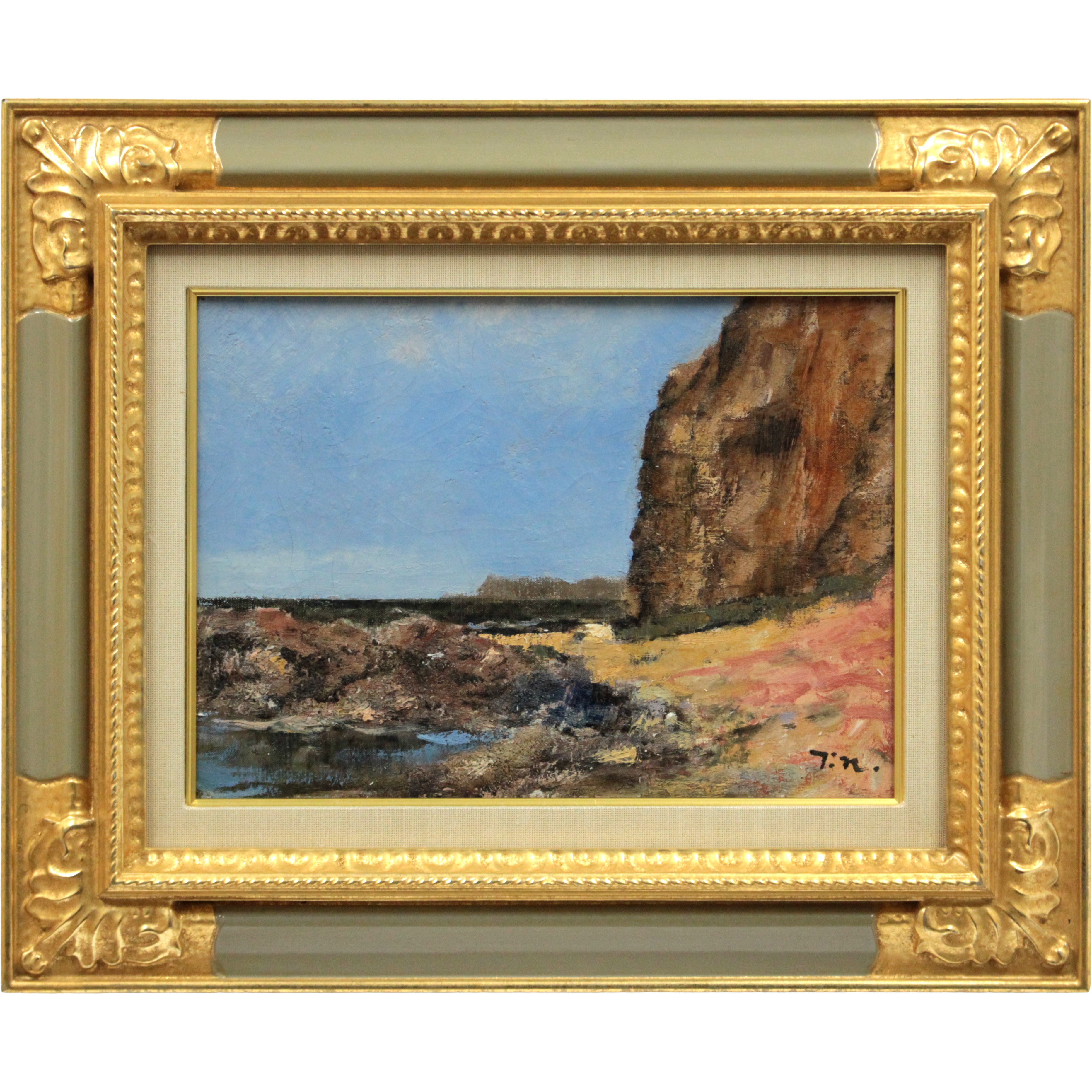 伊藤仁 『積丹風景』 油彩画 - 北海道画廊