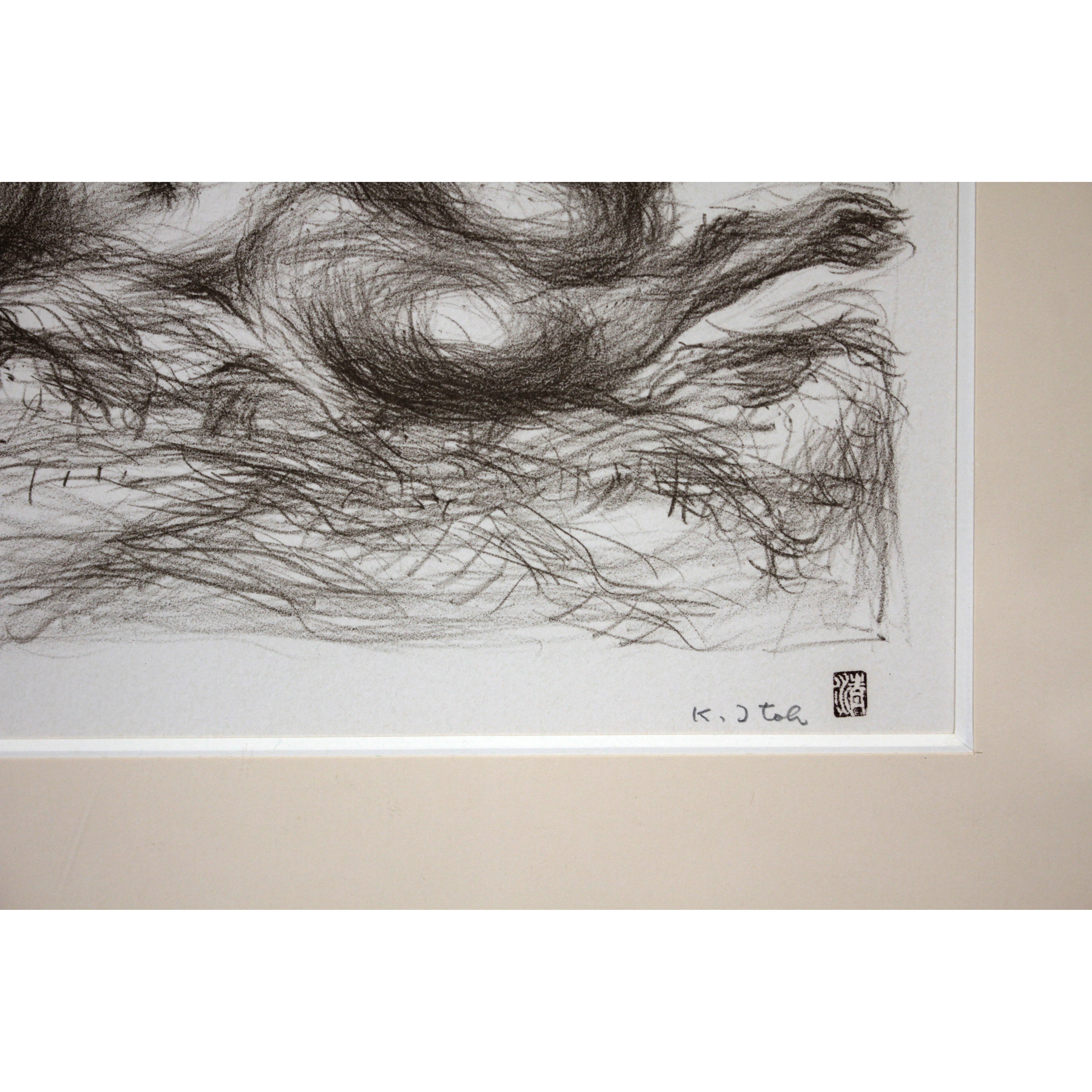 伊藤清永 『裸婦』 リトグラフ - 北海道画廊