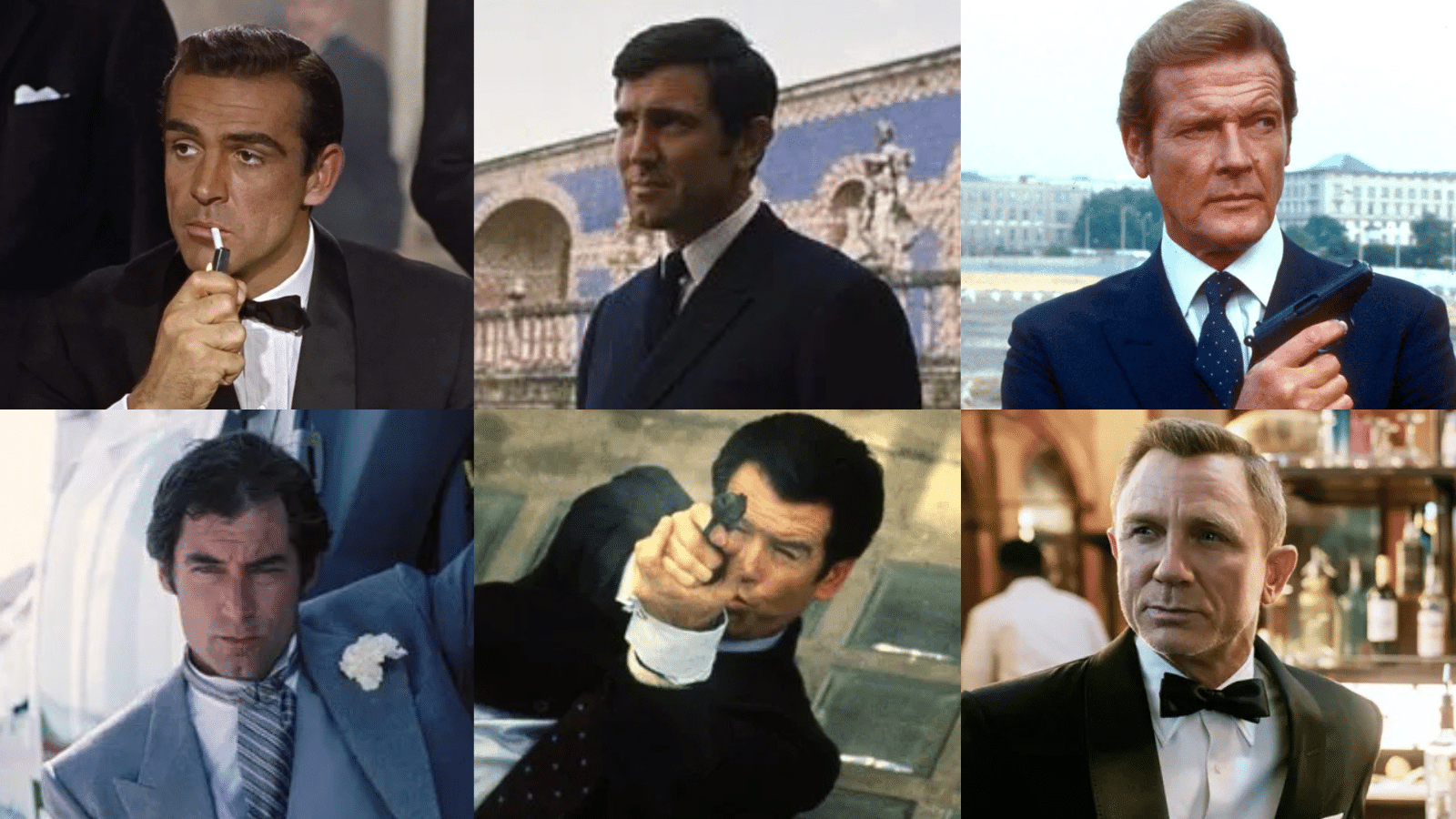 007』歴代ジェームズ・ボンド6人まとめ｜新ボンド役候補の最新情報も