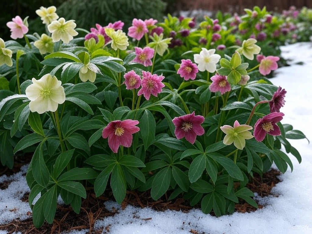 Helleborus 'Ivory Prince' Lenten Rose Perennial. Vigorous Grower