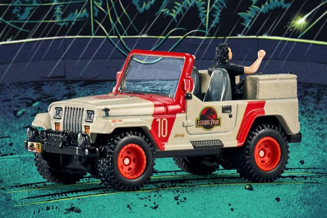 2023年のSDCCウィールは「Jurassic Park Jeep Wrangler & Dr. Ian