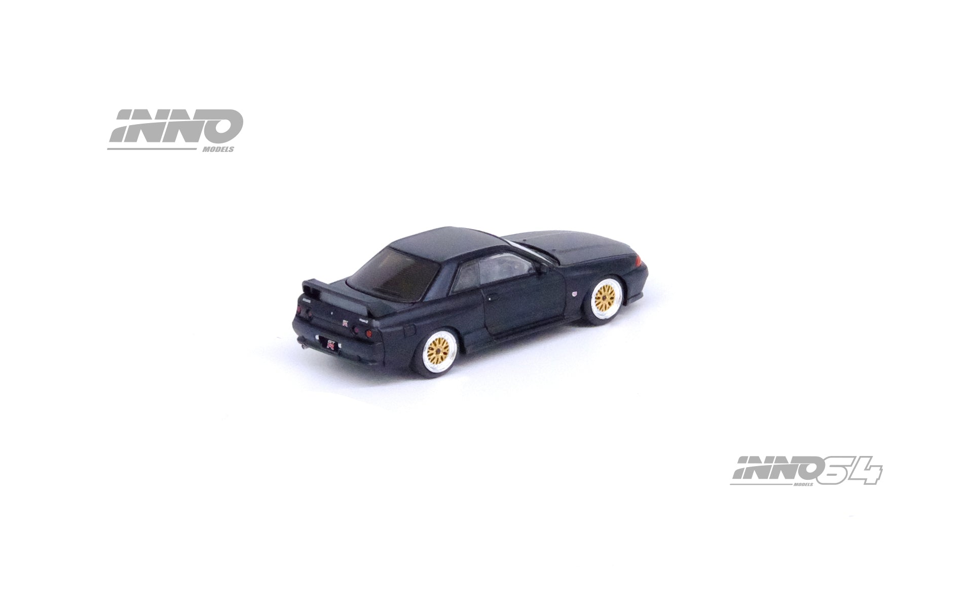 Inno64 1:64 Nissan Skyline GT-R (R32) Matt Black The Diecast