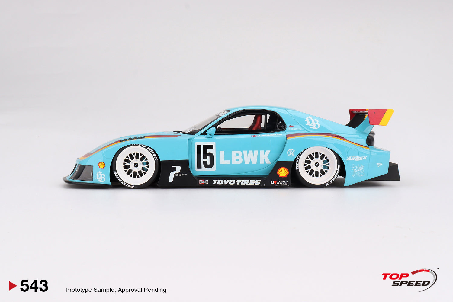 Topspeed 1:18 MAZDA RX-7 LB-Super Silhouette Liberty Walk Europe