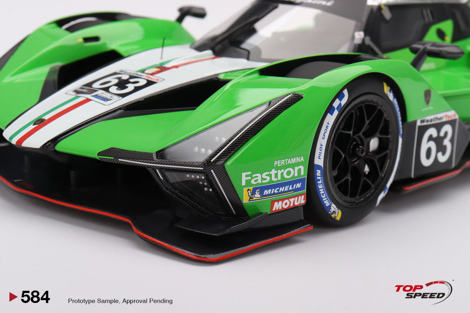 Preorder] Topspeed 1:18 Lamborghini SC63 #63 Iron lynx 2024 IMSA