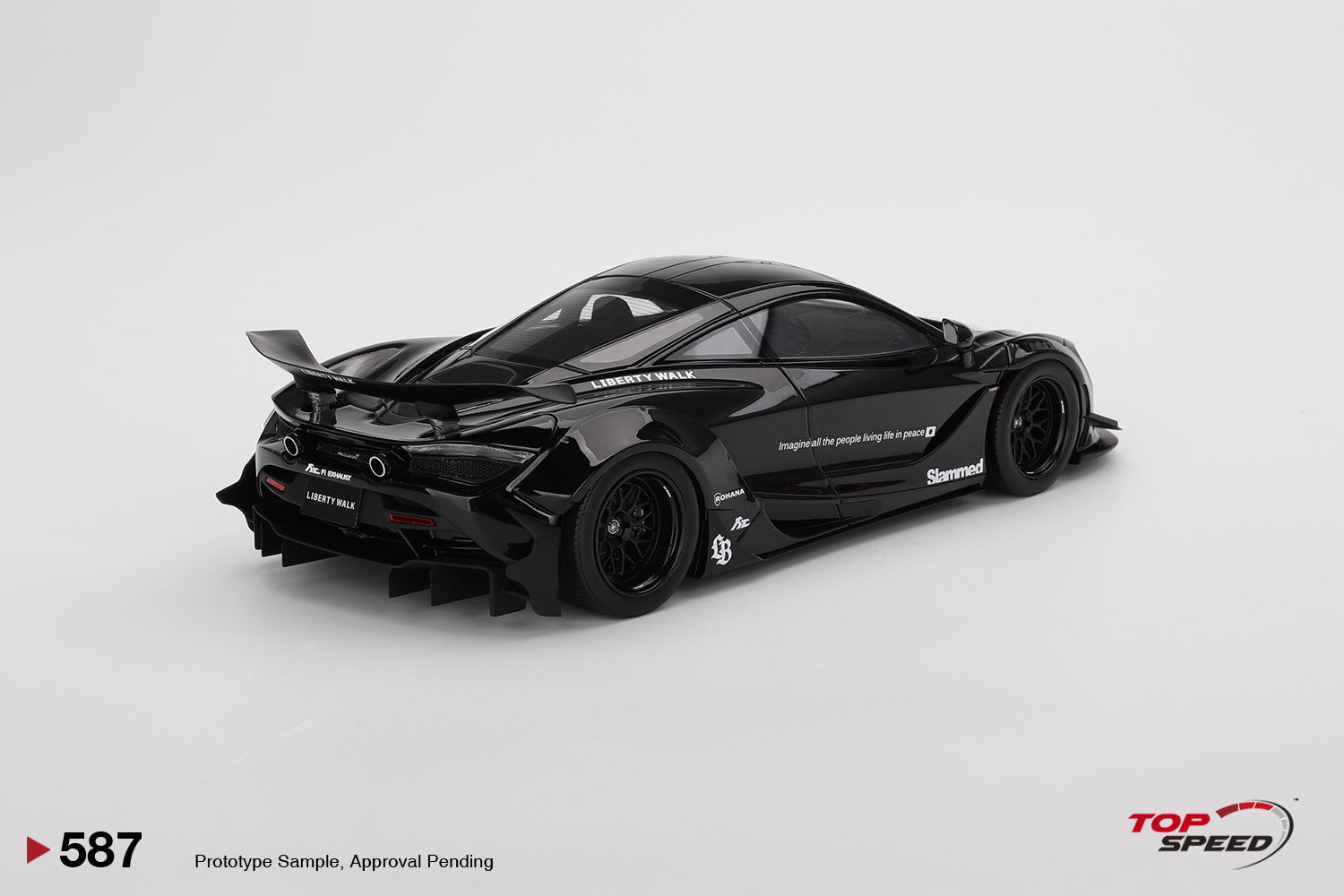 Topspeed 1:18 McLaren 720S LB Works Black TAS 2024 – Horizon Diecast