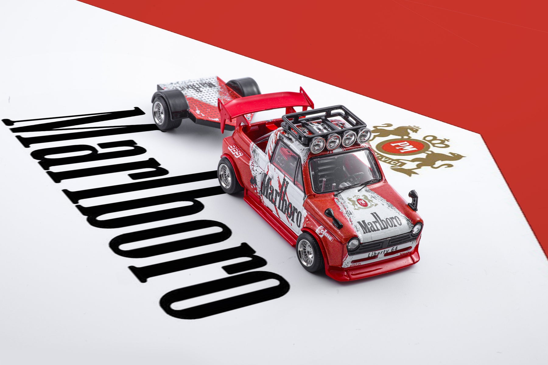 Liberty64 1:64 Honda Widebody Pickup - Marlboro – Horizon Diecast