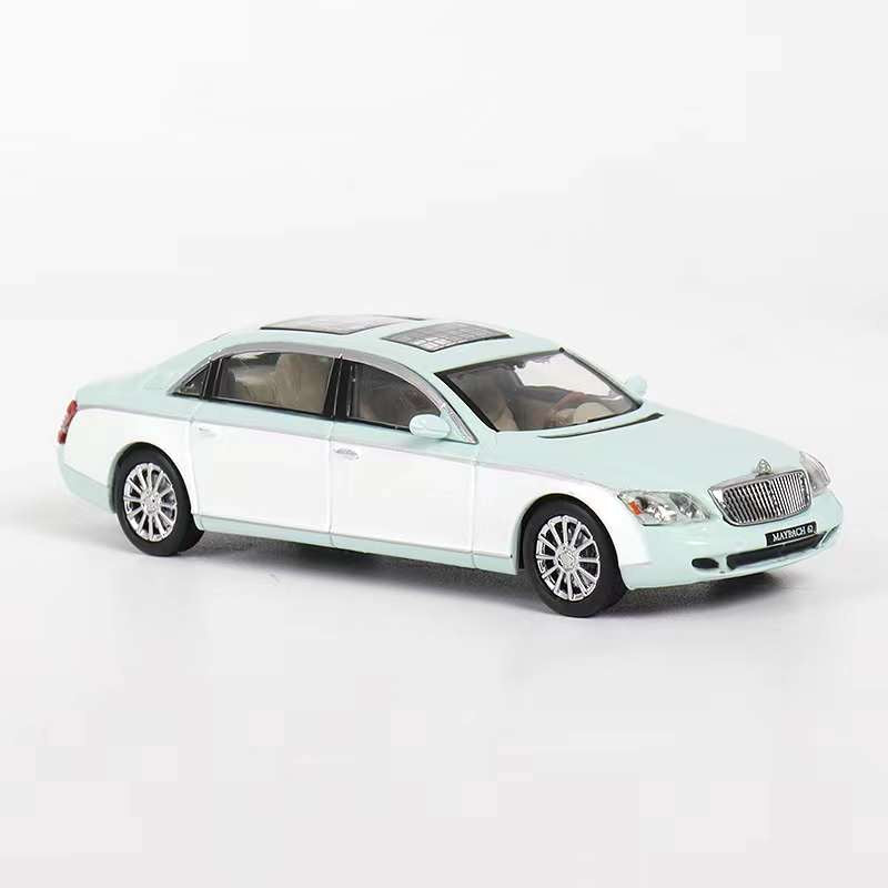 Stance Hunters 1:64 Maybach 62 Tiffany Blue + White – Horizon Diecast