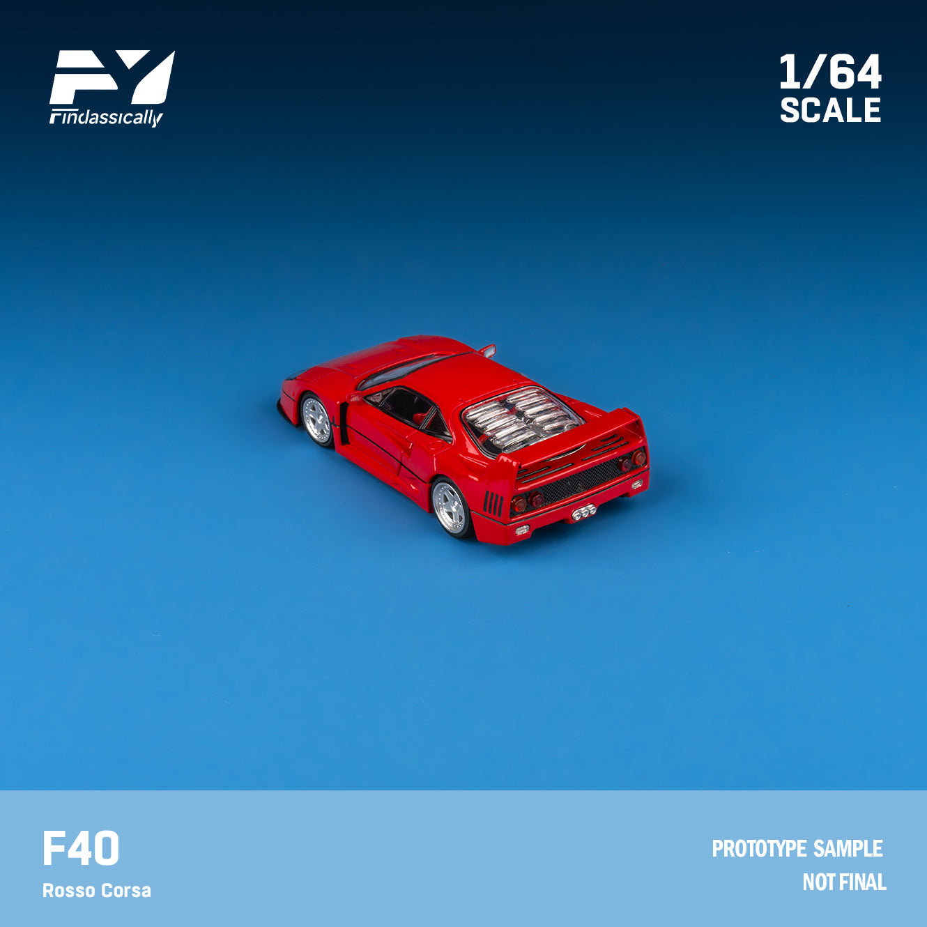 F40 1/64サイズ 3個セット Finclassically・TopArt PO