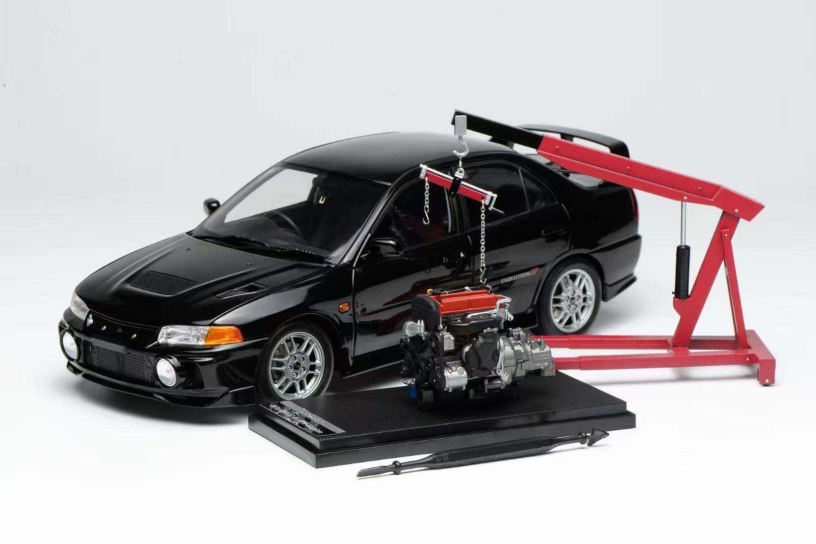 MOTORHELIX 1:18 Mitsubishi Lancer Evolution IV - Pirens Pearl