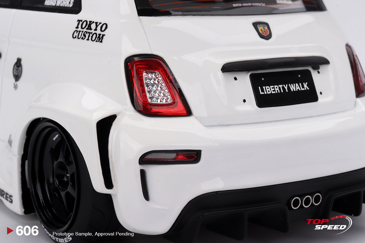 Preorder] Topspeed 1:18 LB-WORKS x Abas Works Abarth 595 Gara