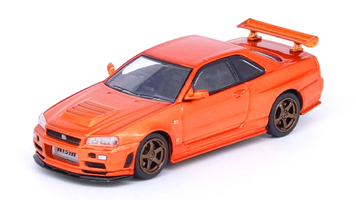 INNO MODELS 1/64 Nissan スカイライン GT-R R34 R-Tune オレンジ