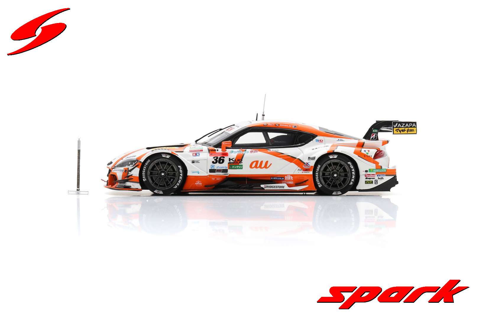 1/43 au TOM'S GR Supra ＃36 TGR TEAM au TOM'S Champion GT500 2023