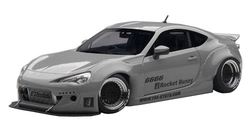 1/18 ロケットバニー 86 コンクリート グレー/ブラック ホイール