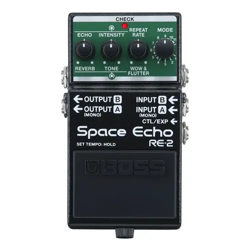 Pedal de efeito Boss Space Echo RE-2 preto | Parcelamento sem juros