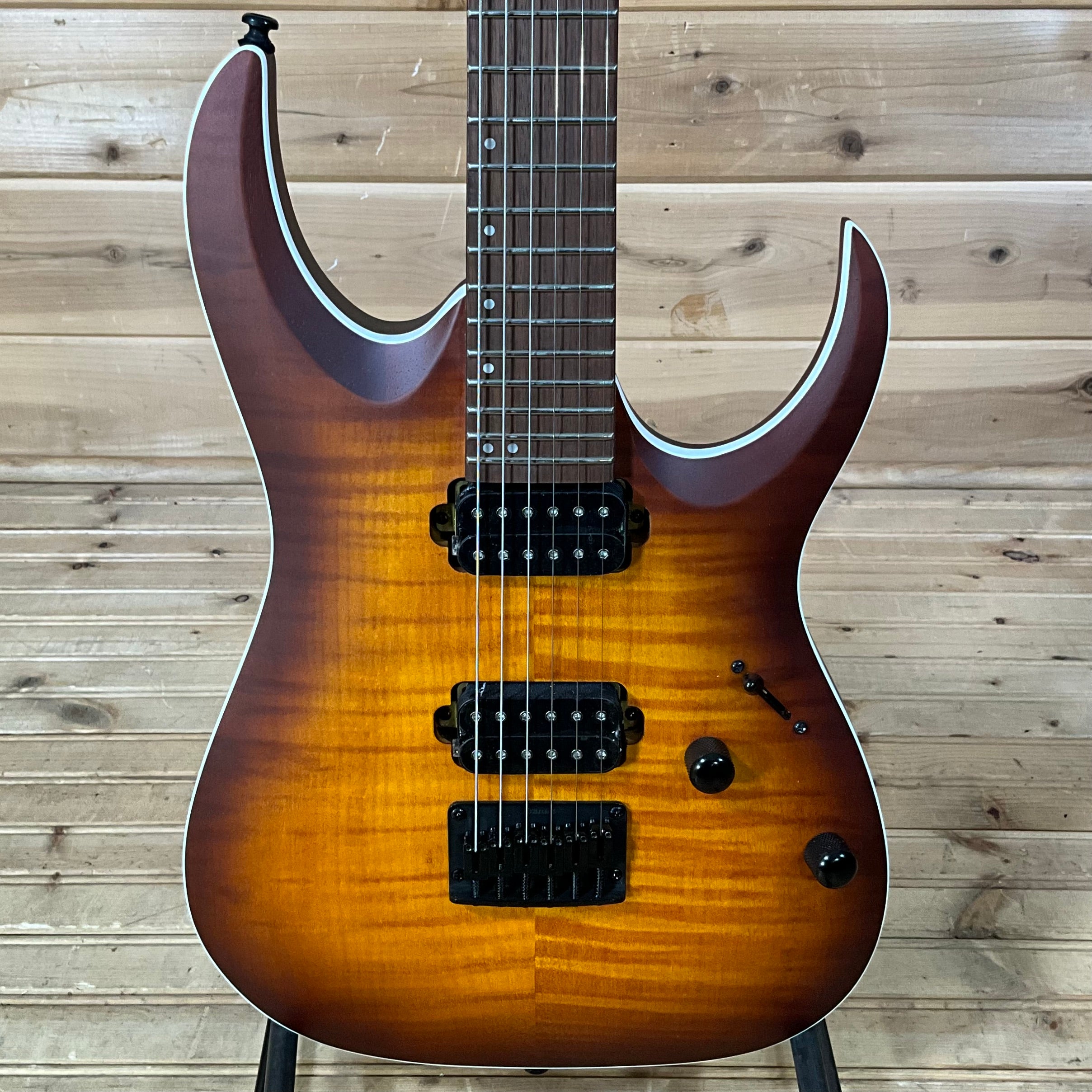 Ibanez RGA42FM Electric Guitar - Dragon Eye Burst Flat - Huber