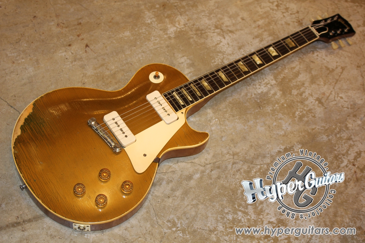 Gibson '54 Les Paul Standard - ゴールド トップ - ハイパーギターズ