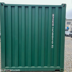 20' green storage container, ideal for hunting, HZKU 258 050-7