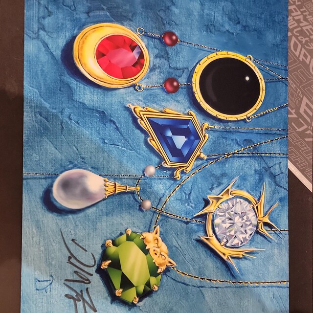 Multi Mox MTG Play Mat Signed by Dan Frazier Magic the Gathering