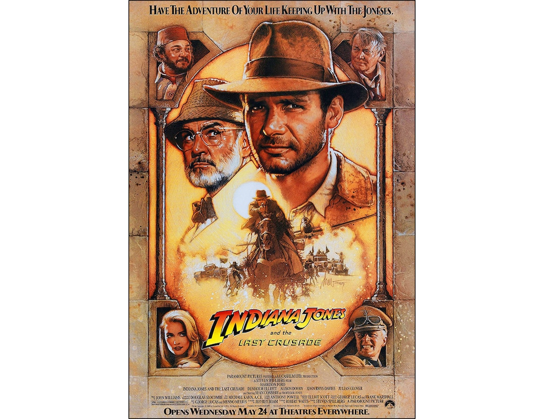 インディ・ジョーンズ 最後の聖戦 映画ポスター - 1989 - アクション