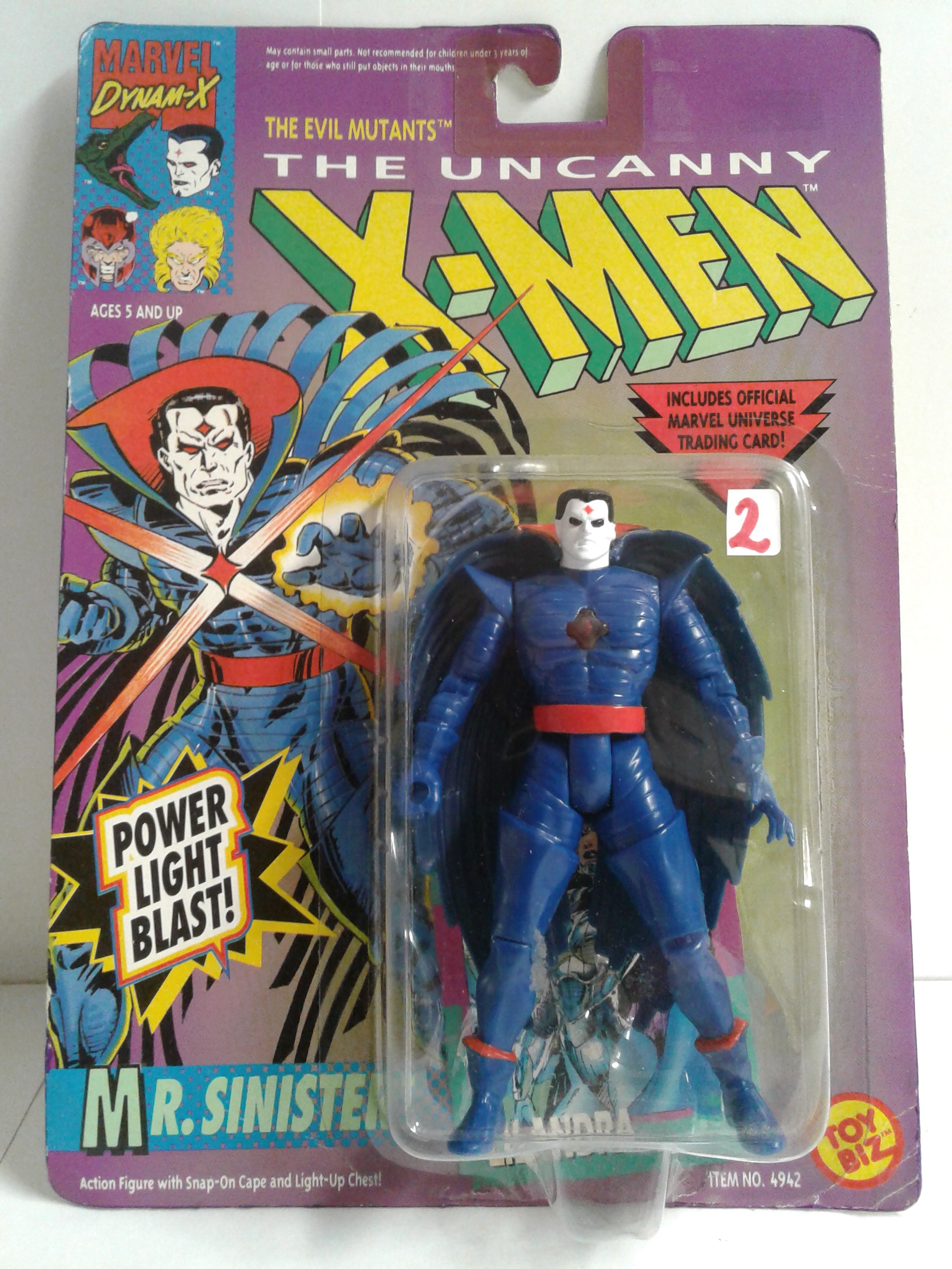 Vintage 1992/93 Toy Biz X-men Action Figure: Mr. Sinister, Kylun