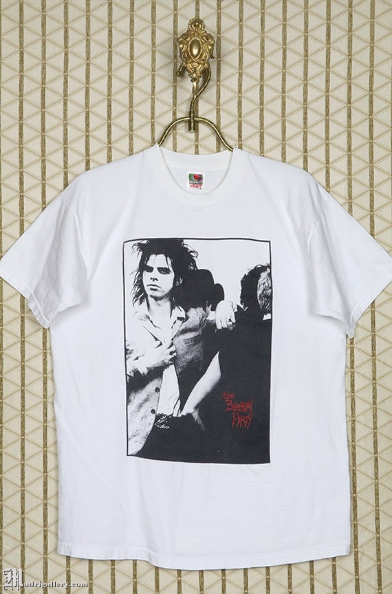 ニック・ケイヴのTシャツ、ザ・バースデイ・パーティーのヴィンテージ