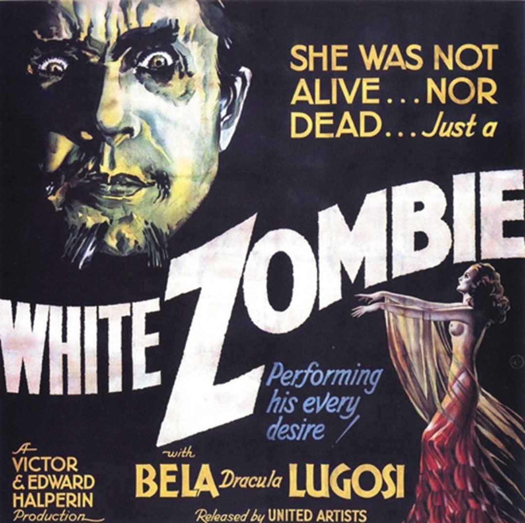 ホワイト・ゾンビ (1932) ベラ・ルゴシ ホラー映画ポスター復刻版 約