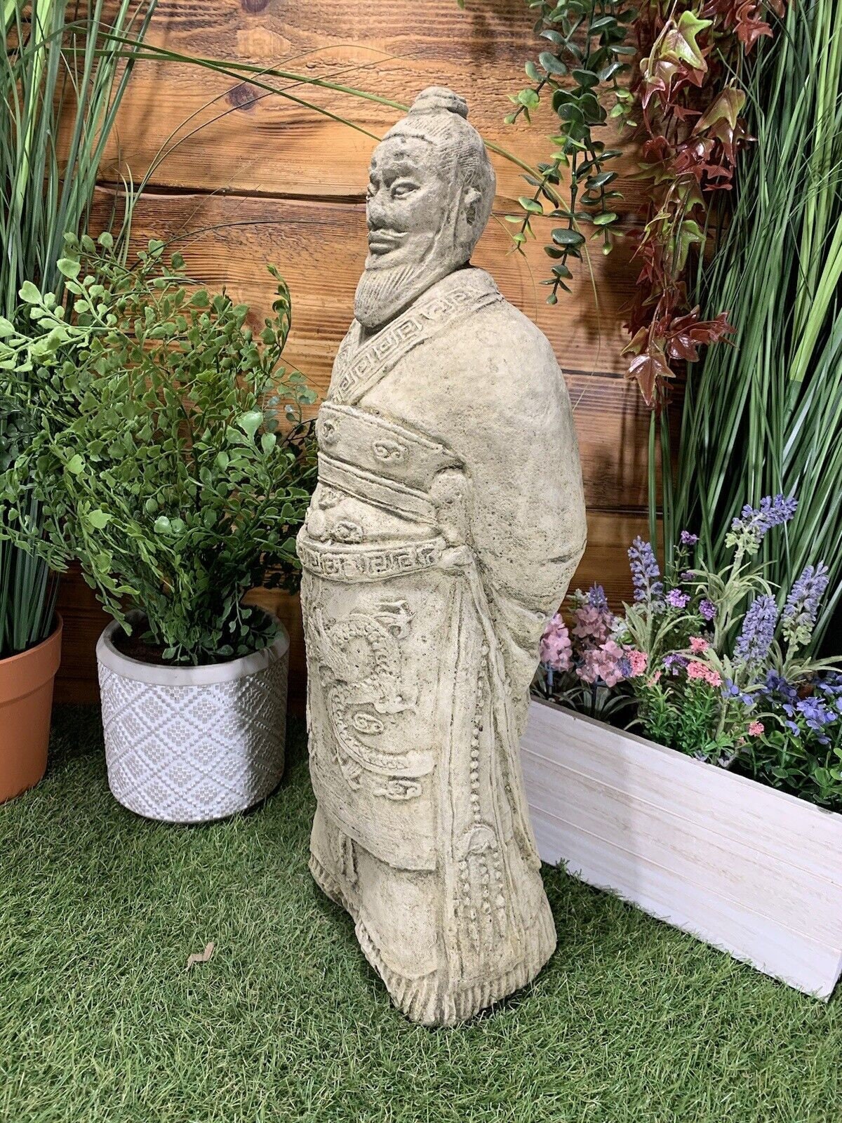Stone Garden Chinese Oriental Chinese Warrior Zhan Shi Samurai