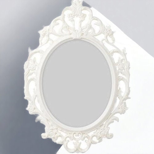New IKEA UNG DRILL 14743 Large Ivory-white Ornate Victorian Look