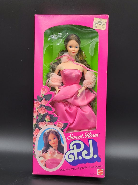 1983 年製マテル スウィート ローズ PJ バービー人形 箱入り新品未使用