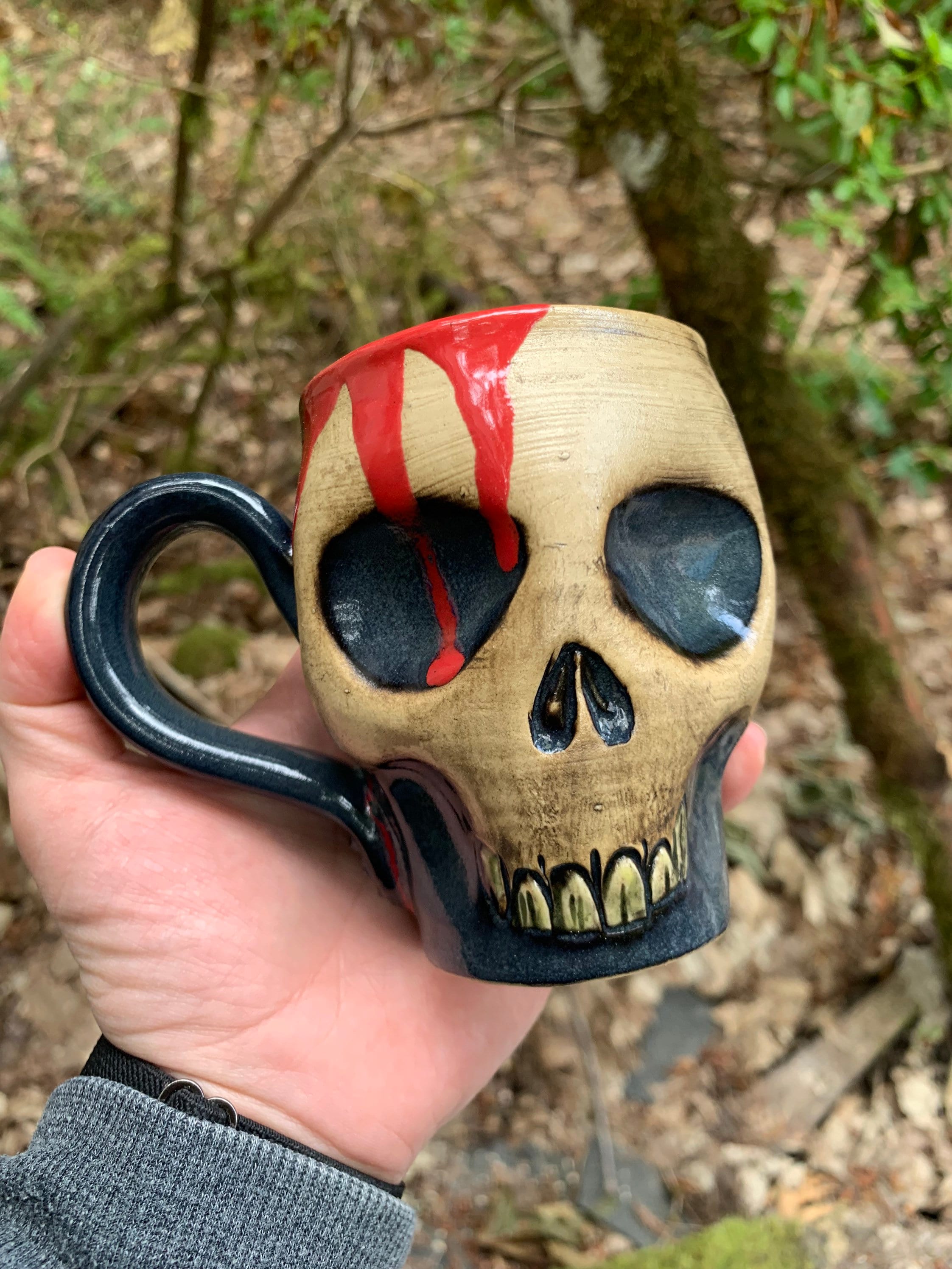 Ceramic skull - Etsy 日本