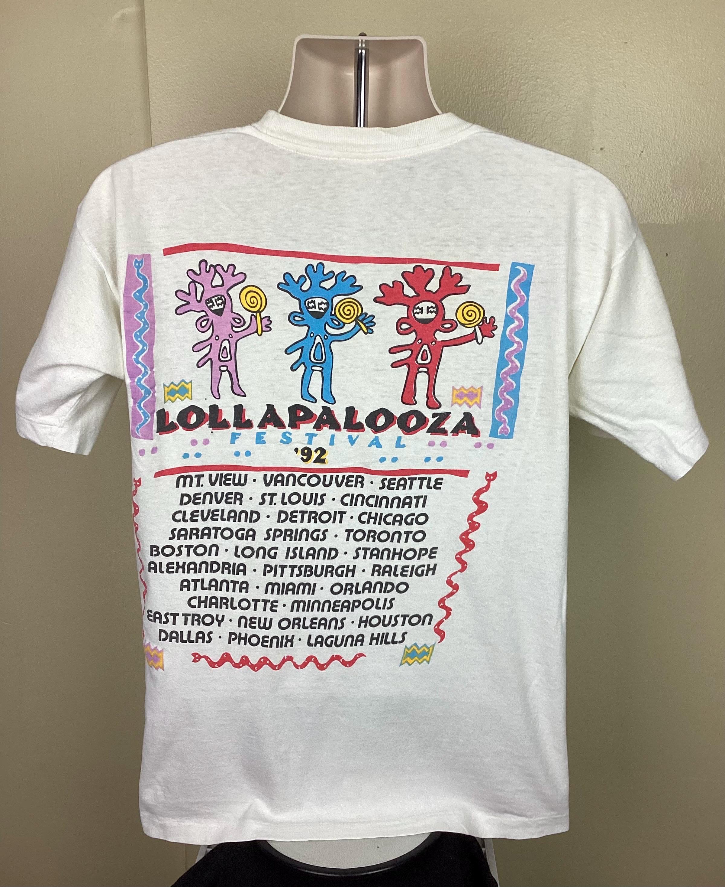 ヴィンテージ 1992 ロラパルーザ '92 Tシャツ ホワイト L 90年代